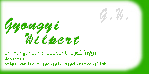 gyongyi wilpert business card